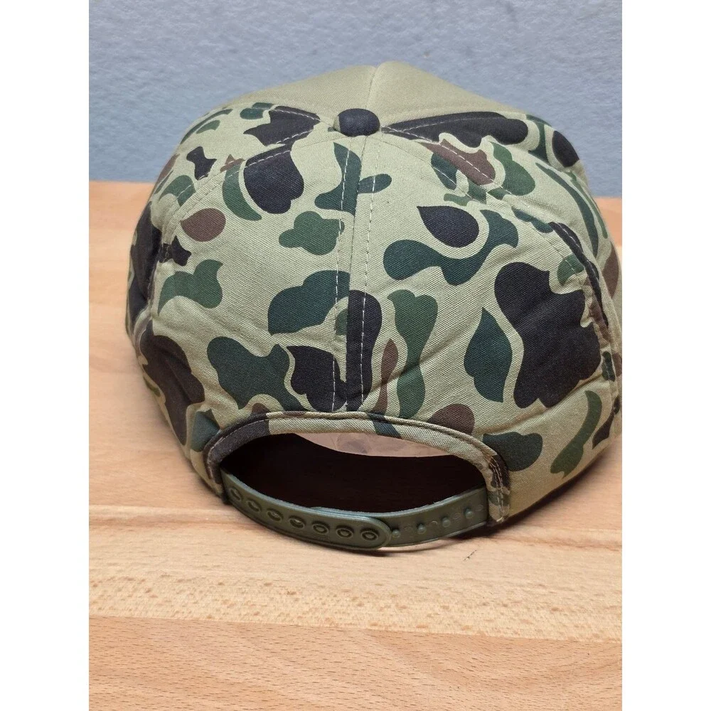 GOLD KIST Yupoong Showcase Trucker Hat Men's OSFA Duck Camo Olive Green Cap